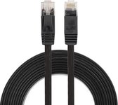 3 m CAT6 ultradunne platte Ethernet-netwerk LAN-kabel, patchkabel RJ45 (zwart)