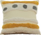Kussenhoes Franje Nordic - Rosa - Kussenhoes - 45x45 cm - Sierkussen - Polyester - Getuft