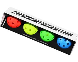 Floorball Unihockey Dynamic Gatenballen Wedstrijd set 4 stuks