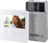DiO bedrade videofoon intercom voor meerdere appartementen – 4,3'' scherm - 2 draads