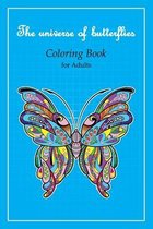 Coloring Book for Adults-The Universe of butterflies