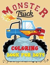 Monster Truck Coloring Book For Boys