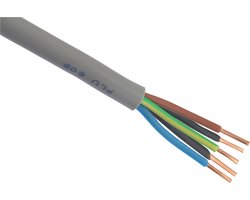 Buitenkabel XMvK - Installatiekabel - 5 x 2.5 mm² - 50 meter - Grijs