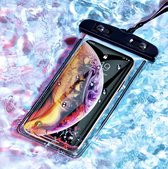 Innerlight® Waterdicht Telefoonhoesje - Transparant/Zwart - Volledig waterbestendige Telefoon hoes - Onderwater hoesje telefoonhoesje - Waterproof Case - Universeel Geschikt voor a