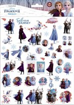 Frozen 2 Stickerset - 50 stuks - Stickervel
