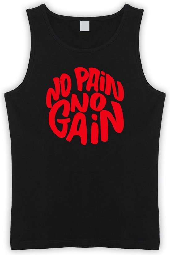 Zwarte Tanktop met 