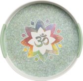 Goebel® - Lotus | Decoratief dienblad "OM Groen" | 30cm