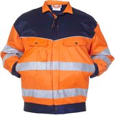 HYDROWEAR SUMMER JACK BEAVER HENGELO EN471 BICOLOUR(ORANGE/NAVY) Maat 52