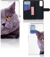 Telefoonhoesje OnePlus 9 Pro Flipcover Case Kat