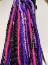 Dreads Twist Braids Dreadfalls Dreadlocks Festival Ponytail Hairfalls Gothic Cyber Locs