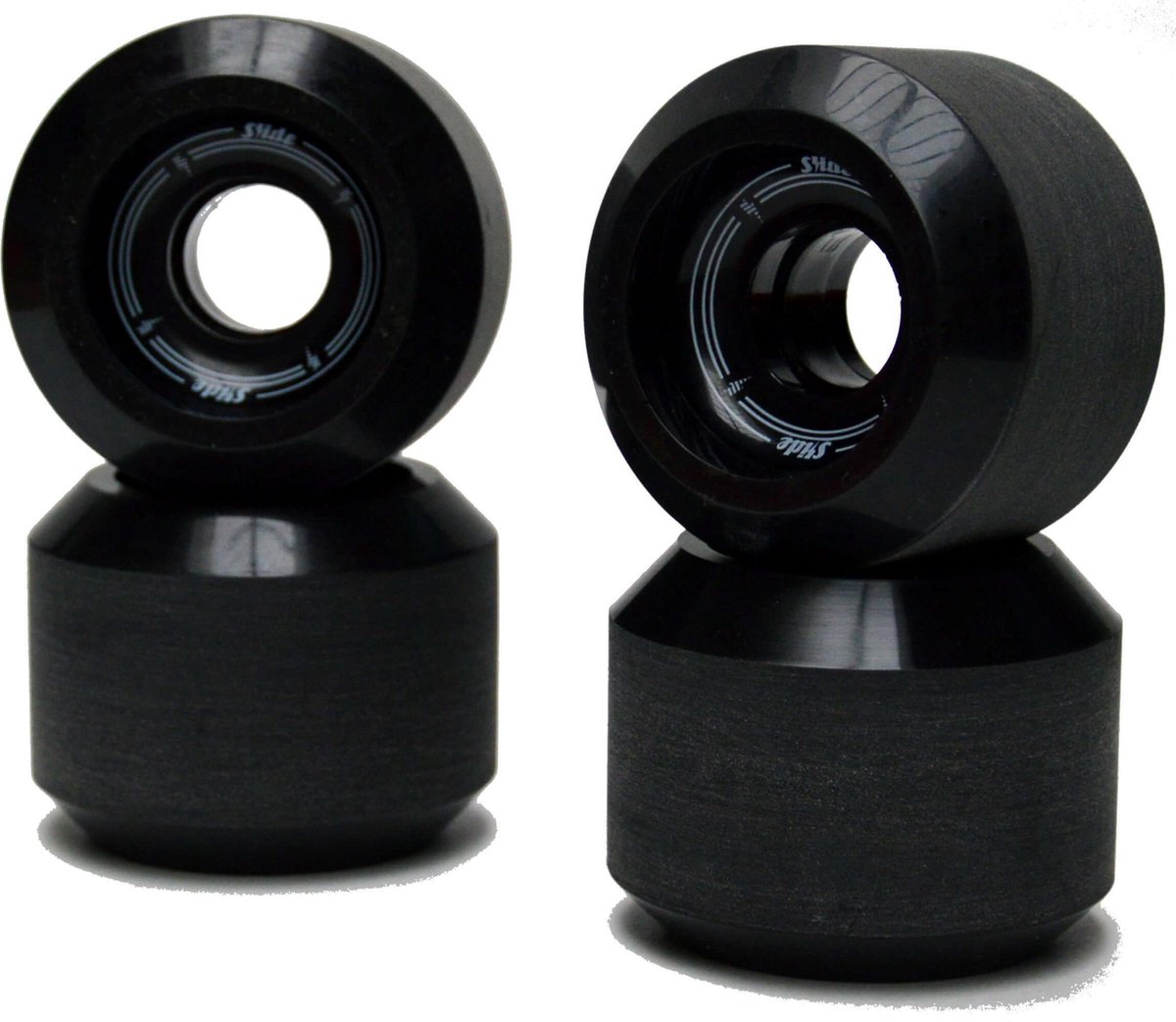 Slide 65mm Surfskate Wielen voor Slide SurfSkate Zwart