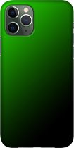 Apple iPhone 11 Pro  - Hard Case - Deluxe - Fully Printed - Zwart Groen