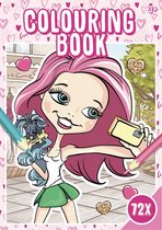 Colouring Book - Kleurboek - Tieners - Tiener Meiden - 72 Pagina's