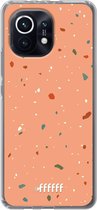 6F hoesje - geschikt voor Xiaomi Mi 11 -  Transparant TPU Case - Terrazzo N°10 #ffffff