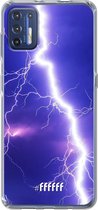 6F hoesje - geschikt voor Motorola Moto G9 Plus -  Transparant TPU Case - Thunderbolt #ffffff