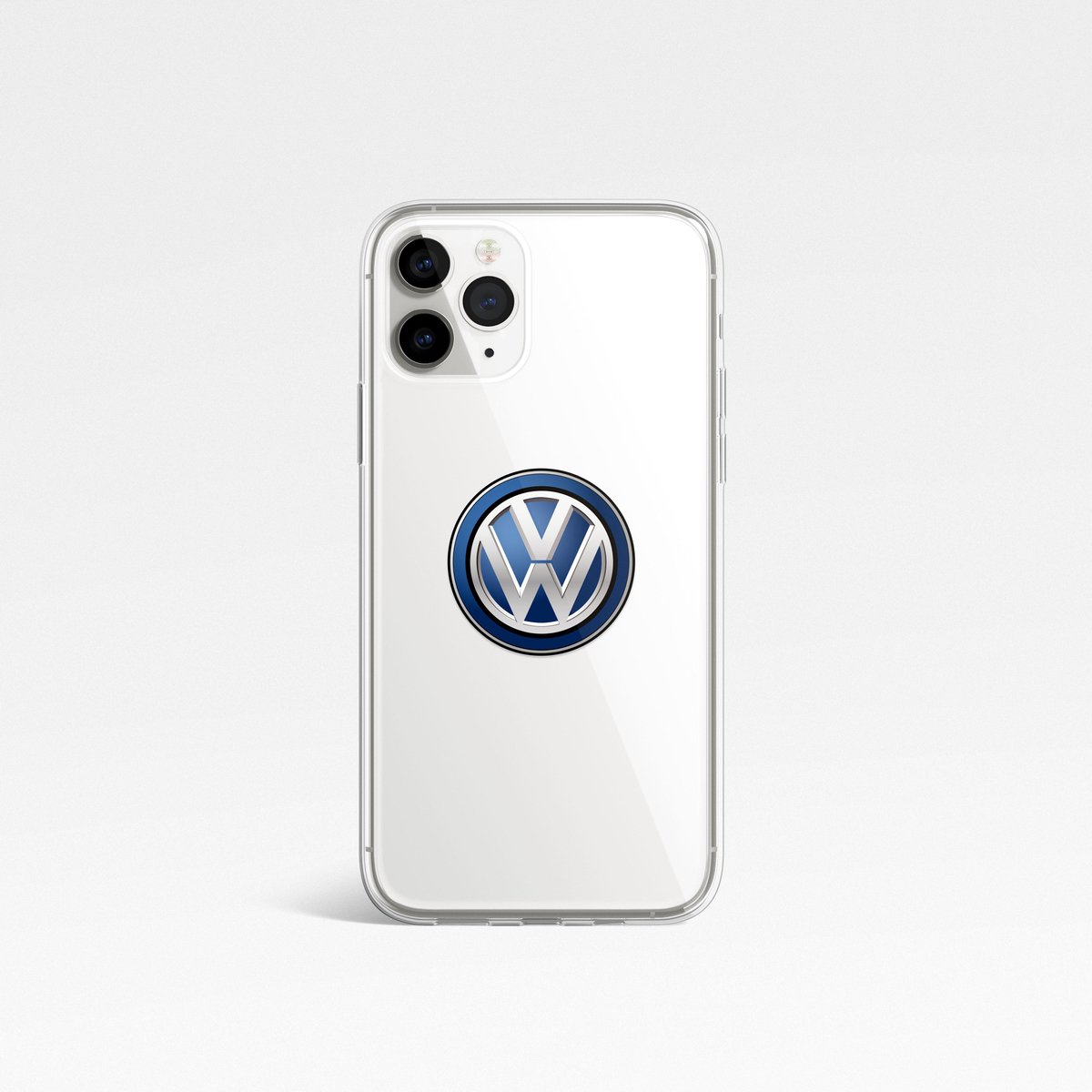 iPhone 12 hoesje - iPhone 12 Pro hoesje - iPhone 12 case - hoesje iPhone 12 - hoesje iPhone 12 Pro - iPhone 12 Pro case - Siliconen hoesje - Transparant - Case met Volkswagen logo