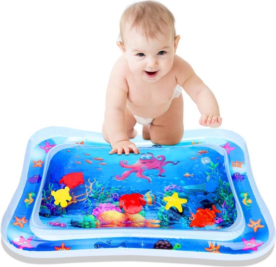 Computerspelletjes spelen begroting kofferbak A&K Baby Opblaasbare Waterspeelmat - Baby Trainer Water Speelmat -  Speelkleed Aquamat... | bol.com