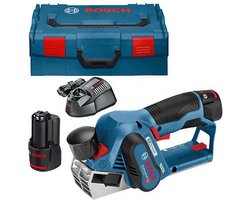 Bosch Professional - Accu schaafmachine GHO 12V-20 2x 3,0 Ah + lader GAL 1230 CV