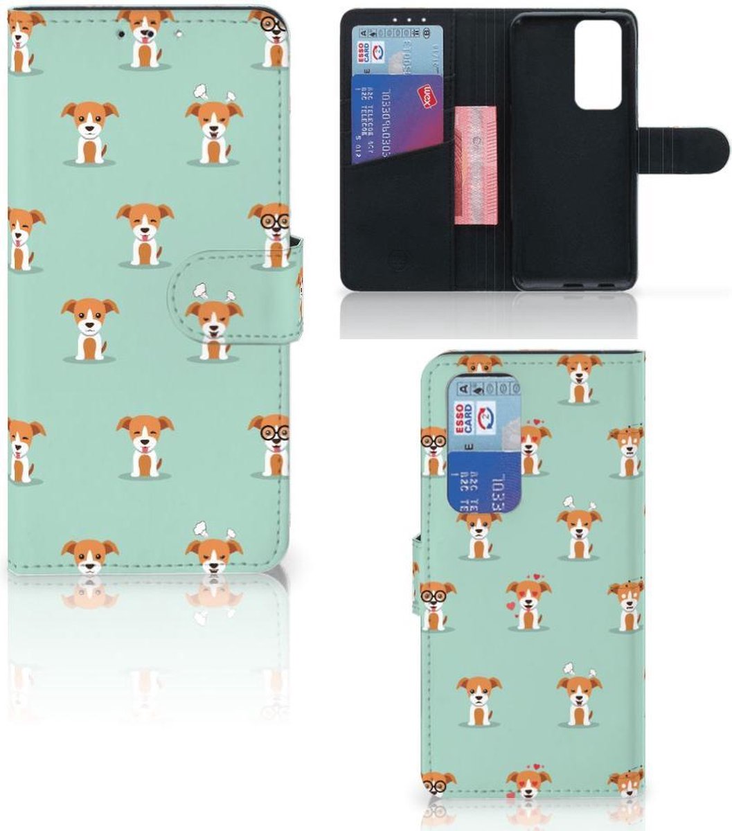 OPPO Find X3 Neo 5G Telefoonhoesje met Pasjes Pups