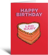 Verjaardagskaart - Leeuw - Astrologie - Sterrenbeeld - Leo - Cadeau - Zodiac - Sterren