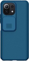 Nillkin - Telefoonhoesje geschikt voor Xiaomi Mi 11 Lite - CamShield Case - Blauw