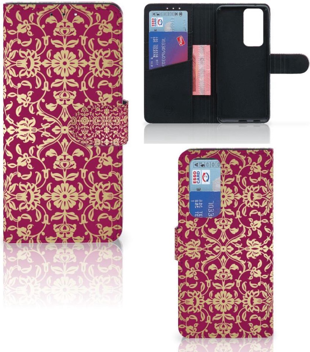 Wallet Case OPPO Find X3 Neo 5G Barok Pink