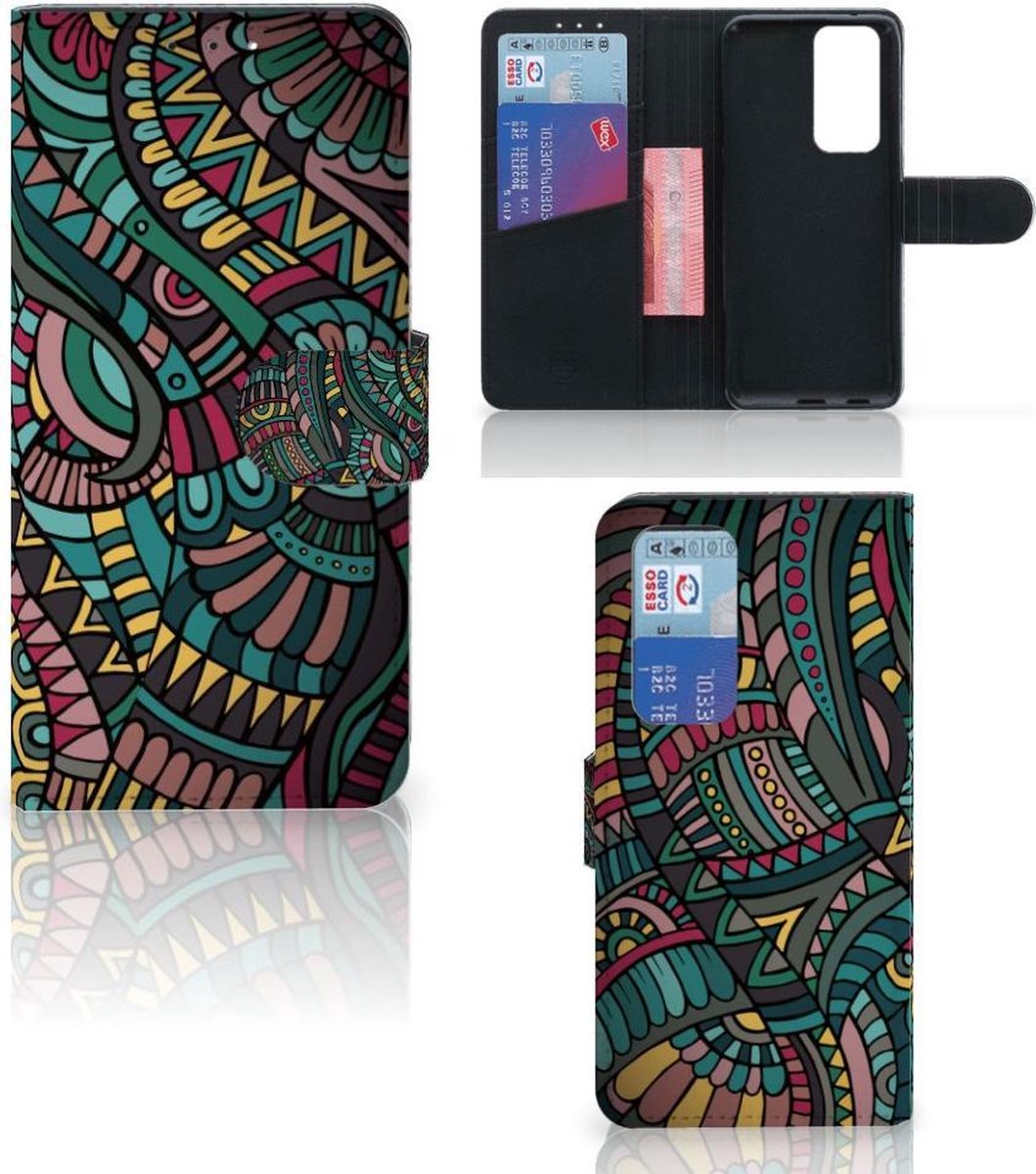 OPPO Find X3 Neo 5G Telefoon Hoesje Aztec