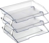 bureau organisator BRIEVENBAK - ZINAPS Brievenbak driecompartiment (Clear Crystal)