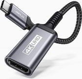 usb c naar hdmi - JSAUX USB C-HDMI-adapter 4K, USB Type-C Thunderbolt 3-naar-HDMI-adapter voor Dell XPS 15/13, Samsung Galaxy Note 20 / S20 / S10 / S9, Huawei P40 / P30 / P20, Surface Pro 7- 