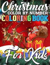 Christmas Color By Number Coloring Book for Kids