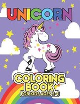Unicorn Coloring Book for Kids Ages 2-4