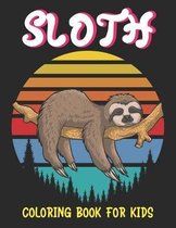 Sloth Coloring Book for Kids