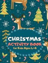 Christmas Activity Book for Kids Ages 4-8