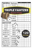 Triple yahtzee score pads