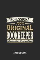 Professional Original Bookkeeper Notebook of Passion and Vocation