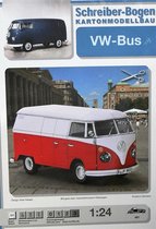 modelbouw, bouwplaat VW-Bus, schaal 1:24