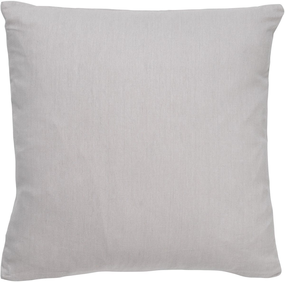 Dutch Decor JAMES - Kussenhoes 45x45 cm - duurzaam katoen - effen kleur - Micro Chip - lichtgrijs - met rits - zonder binnenkussen