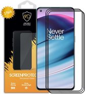 3-Pack OnePlus Nord CE Screenprotectors - MobyDefend Gehard Glas Screensavers - Zwarte Randen - Screen Protectors - Glasplaatjes Geschikt Voor: OnePlus Nord CE