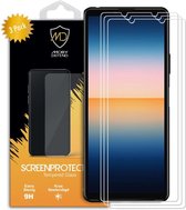 3-Pack Sony Xperia 10 III Screenprotectors - MobyDefend Case-Friendly Screensaver - Gehard Glas - Glasplaatjes Geschikt Voor Sony Xperia 10 III