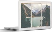 Laptop sticker - 15.6 inch - Doorkijk - Boom - Water - 36x27,5cm - Laptopstickers - Laptop skin - Cover