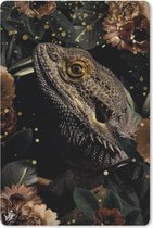 Bureau onderlegger 40x60 cm - Muismat Reptiel - Planten - Bloemen - Bureaulegger xl - Desk mat beschermer - Computer muismatten