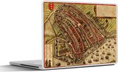 Laptop sticker - 11.6 inch - Kaart - Amsterdam - Vintage - 30x21cm - Laptopstickers - Laptop skin - Cover