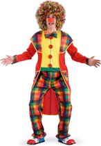 Carnival Toys Verkleedpak Clown Heren Canvas Maat Xl