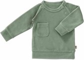 Fresk sweater velours Forest green