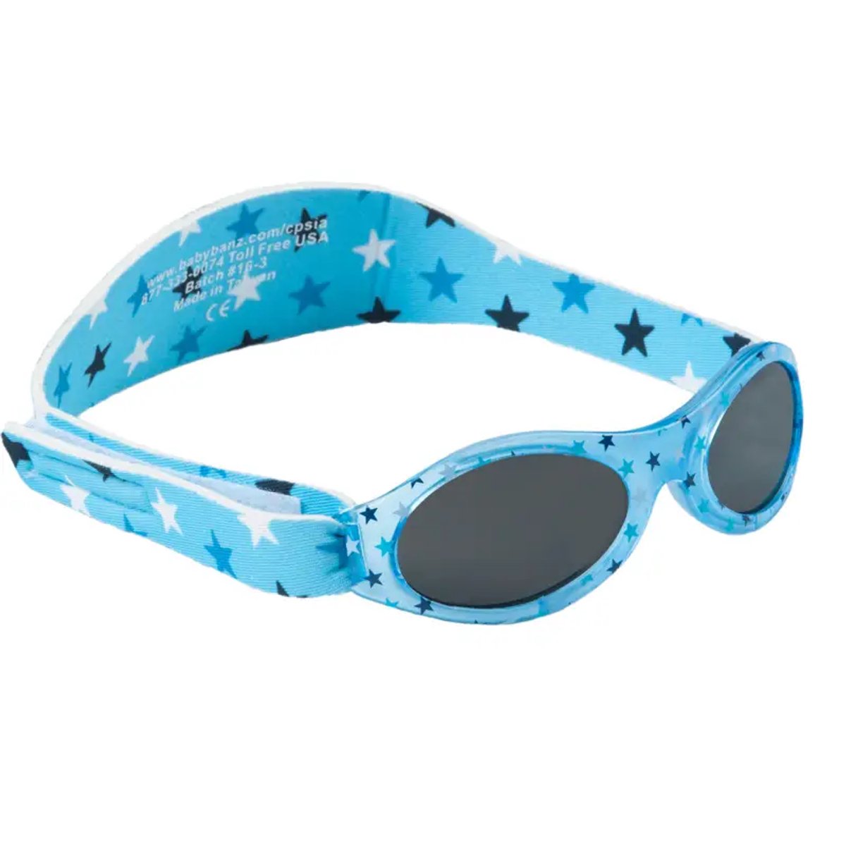 COCOSAND Flexibele Baby Zonnebril met Band Gepolariseerde UV-bescherming voor Peuter Baby Pasgeboren Jongen Meisje Leeftijd 0-24 Maanden, Zwart, X-Small