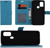 Motorola Moto G30 / G20 / G10 - Bookcase Turquoise - portemonee hoesje