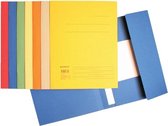 Dossiermappen Quantore * A4 * 320gr * blauw, geel, rood & groen * (set 40 stuks assorti)