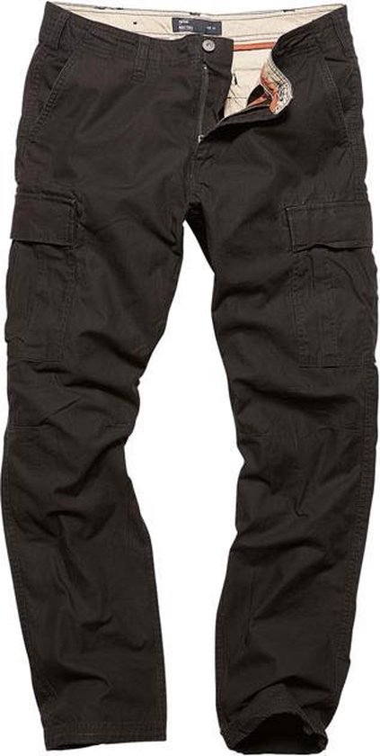 Vintage Industries Militär Cargohose Reydon Bdu Premium Pants Off Black-XL