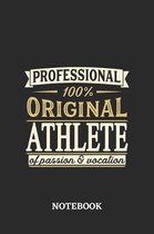 Professional Original Athlete Notebook of Passion and Vocation