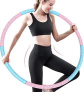 U Fit One® Roze Hoelahoep Fitness - 1kg Hula hoop - Weight Hoop - Volwassenen - Sport Hoepel - Hulahoop